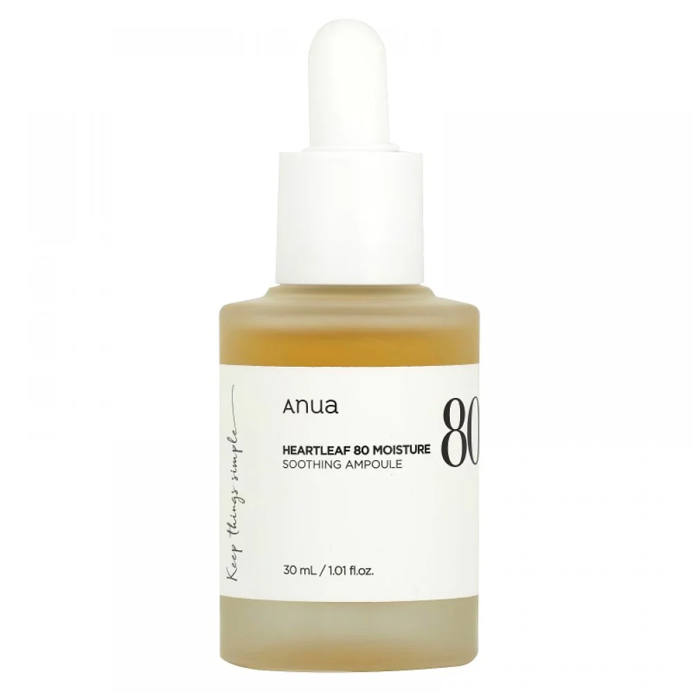 HEARTLEAF 80 MOISTURE SOOTHING AMPOULE 80%